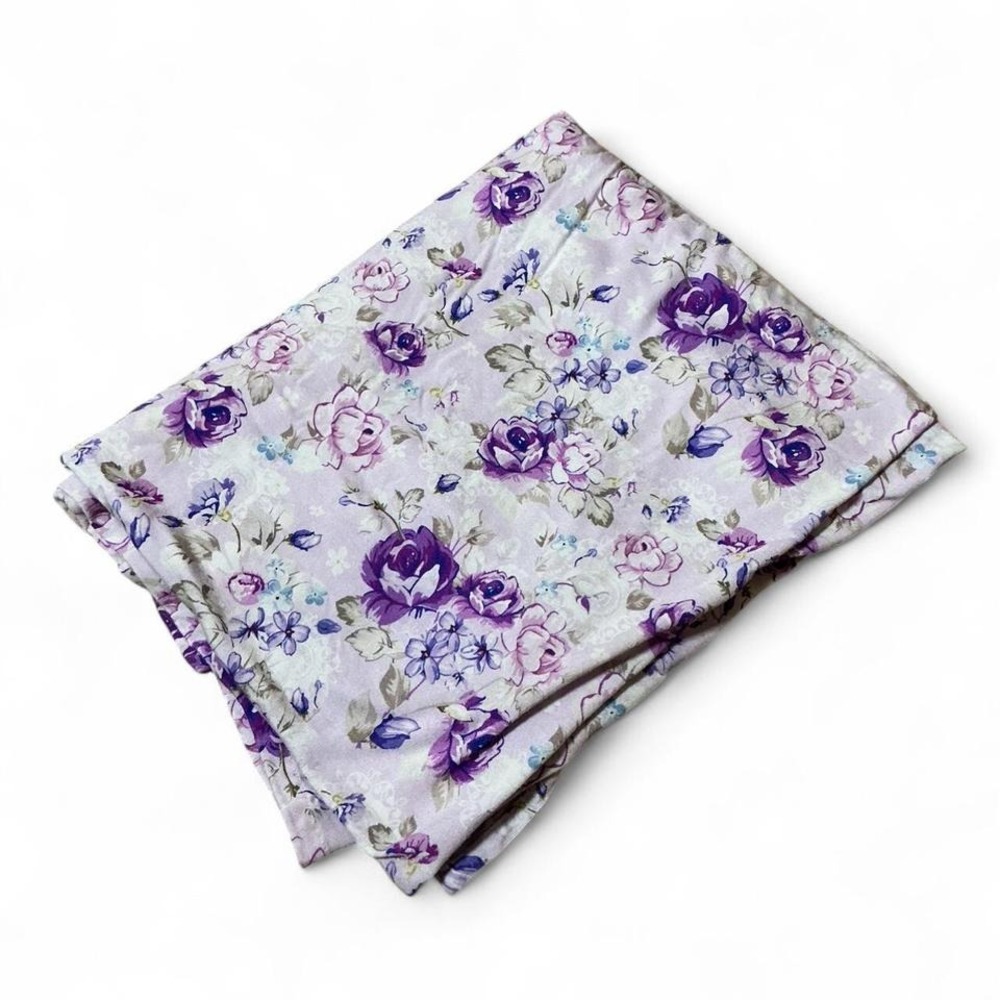 Lori Val Kids Bamboo Spandex Floral Print‎ Blanket Lightweight Soft